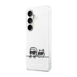 Karl Lagerfeld IML K&CH Peekaboo Logo Magnetic Zadní Kryt pro Samsung Galaxy S26 White