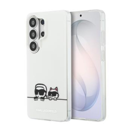 Karl Lagerfeld IML K&CH Peekaboo Logo Magnetic Zadní Kryt pro Samsung Galaxy S26 Ultra White