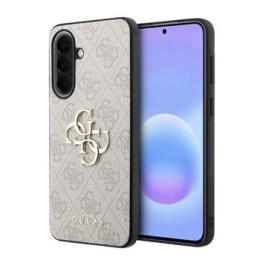 Guess PU 4G Metal Logo Zadní Kryt pro Samsung Galaxy A57 Pink