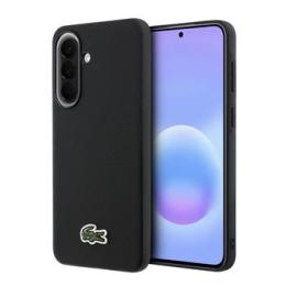 Lacoste Iconic Petit Pique Woven Logo MagSafe Zadní Kryt pro Samsung Galaxy A57 Black