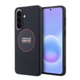 Red Bull PU Leather Red Ring MagSafe Zadní Kryt pro Samsung Galaxy A57 Navy
