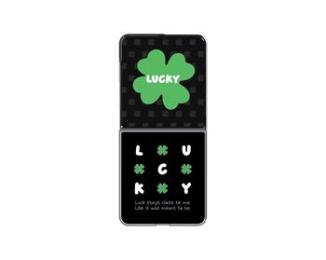 GP-FFF776CUC Samsung FlipSuit Lucky Clover Kryt pro Galaxy Z Flip 8