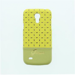 GUHCS4MPEY Guess Gianina Zadní Kryt Yellow pro Samsung i9195 Galaxy S4mini